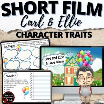 Preview of PIXAR-like Shorts: Films for Literary Devices Elements Theme Characters Plot SEL