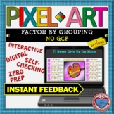 PIXEL ART: Factor by Grouping NO GCF DISTANCE LEARNING