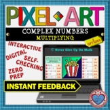 PIXEL ART: Multiply Complex Numbers (2 Options) DISTANCE LEARNING