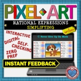 PIXEL ART: Simplify Rational Expressions DISTANCE LEARNING