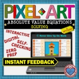 PIXEL ART: Solve Absolute Value Equations DISTANCE LEARNING