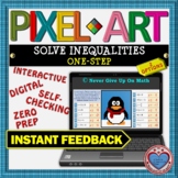 PIXEL ART: Solve One-Step Inequalities (2 Options) DISTANC