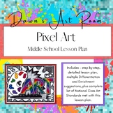PIXEL ART - middle school lesson plan