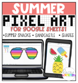 PIXEL PICTURE : Summer Activity for Google Sheets