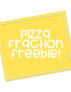 Preview of PIZZA FRACTION PROJECT! FREEBIE!