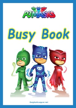 Preview of PJ Masks Learning Worksheets