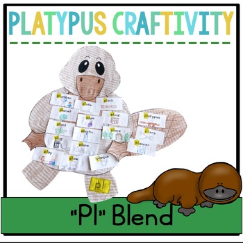 Preview of PL Blend Platypus Craft and Activity