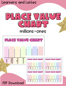 Preview of PLACE VALUE CHART