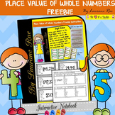 PLACE VALUE INTERACTIVE NOTEBOOK FREEBIE