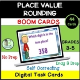 PLACE VALUE ROUNDING - BOOM Cards - Digital Task Cards