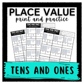 Preview of PLACE VALUE (TENS AND ONES)