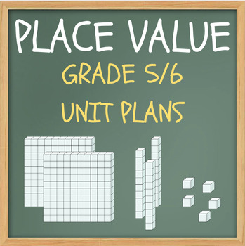 Preview of PLACE VALUE UNIT PLANS (Grade 5/6) - New Ontario Curriculum