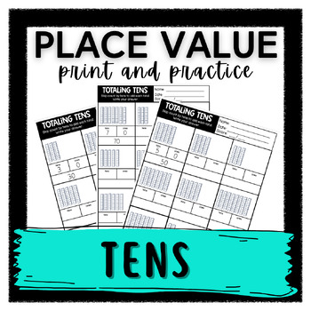 Preview of PLACE VALUE (TENS)