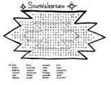 PLACES WORDFIND - Southwestern