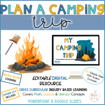 Preview of PLAN A CAMPING TRIP | END OF YEAR ACTIVITIES| DIGITAL RESOURCE | PBL