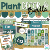 PLANT Classroom Decor Bundle - BOHO BOTANICAL Classroom Decor