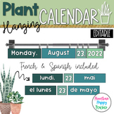 PLANT Classroom Decor Hanging Flip Chart Calendar