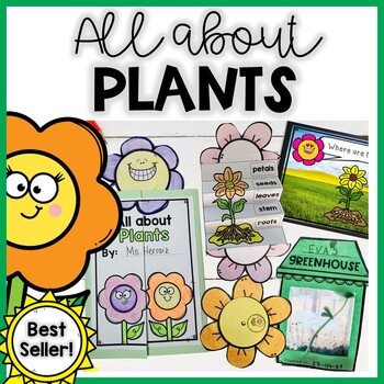 Preview of PLANTS: Life Cycle, parts, needs | Plants Lap book | Spring Crafts