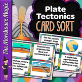 Plate Tectonics Science Card Sort, Vocabulary Activity, Word Wall