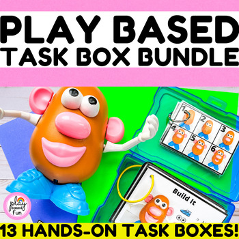 Preview of PLAY BASED TASK BOXES, SPECIAL EDUCATION ACTIVITIES, KINDERGARTEN CENTERS, PREK