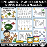 PLAY DOUGH MAT BUNDLE • Muti-Sensory Learning • Shapes, Le