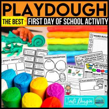 Preview of PLAY DOUGH first day of school activities Back to School