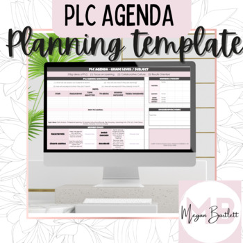 Preview of PLC Agenda Template