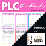 PLC Checklists for Questions 1-4: Preparing for PLC's