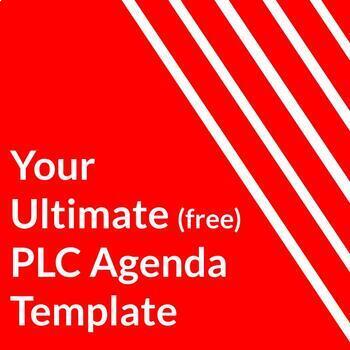 Preview of PLC Meeting Agenda Template (Printable/Digital/Sharable) (Team Collaboration)
