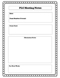 PLC Notes Template
