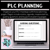 PLC Process- Team planning Pages