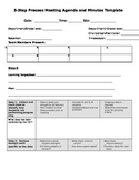 PLC Professional Learning Community 5 Step Plan form