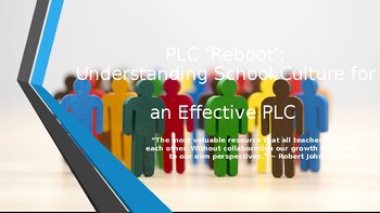 Preview of PLC ‘Reboot’:Understanding School Culture for an Effective PLC-90 minutes PD