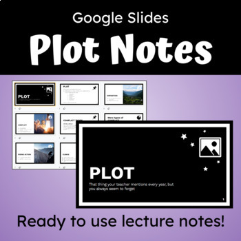 Preview of PLOT Notes - Google Slides - Ready to Use Slideshow