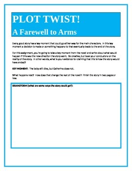 farewell to arms plot
