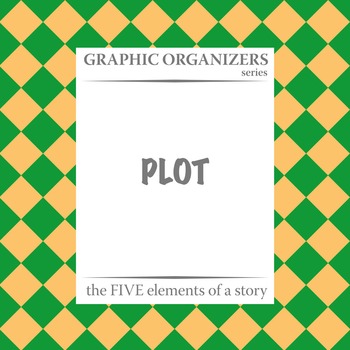 Preview of PLOT: The FIVE Elements of a Story Graphic Organizers - Distance Learning