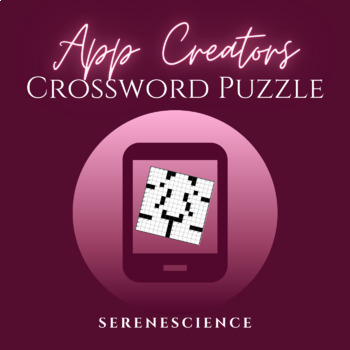 Preview of PLTW App Creators Crossword Puzzle