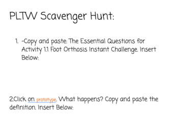 Preview of PLTW Design and Modeling 1.1 Scavenger Hunt and Screenshot