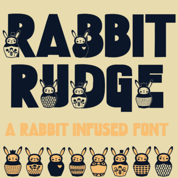 Preview of PN Rabbit Rudge Font