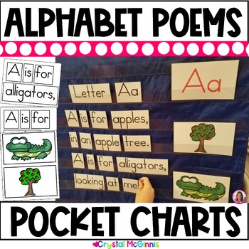 Preview of POCKET CHARTS | 26 Alphabet Poems for Shared Reading Pocket Chart Version