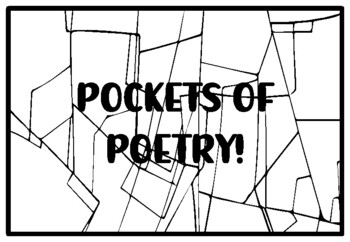 POCKETS OF POETRY! Poetry Month Activity, Poetry Coloring Pages | TpT