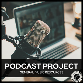 Preview of PODCAST Lessons & Unit Project | Project-Based Learning (PBL)