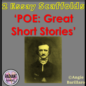Preview of POE GREAT SHORT STORIES TWO ESSAY SCAFFOLDS DISTANCE LEARNING
