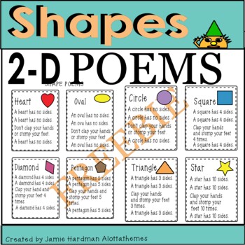 2 d shape poems