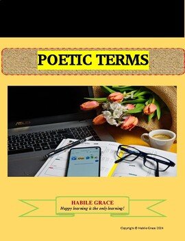 Preview of POETIC TERMS/ FIGURES OF SPEECH/ STYLISTIC DEVICES/LITERARY DEVICES IN POETRY
