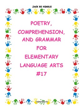 Preview of POETRY, COMPREHENSION, AND GRAMMAR FOR ELEMENTARY ELA #17