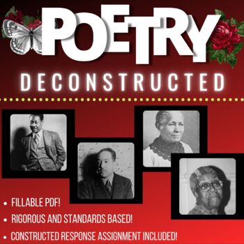 Preview of POETRY DECONSTRUCTED | AMERICAN LITERATURE | POETRY ANALYSIS AND WRITING