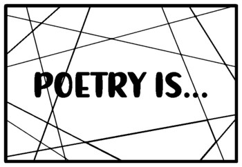 Poetry Coloring Activities Teaching Resources | TPT