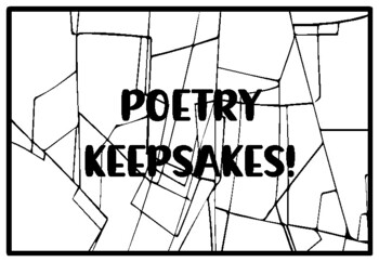 POETRY KEEPSAKES! Poetry Month Activity, Poetry Coloring Pages by ...