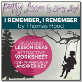 POETRY LESSON: 'I Remember, I Remember' by Thomas Hood
